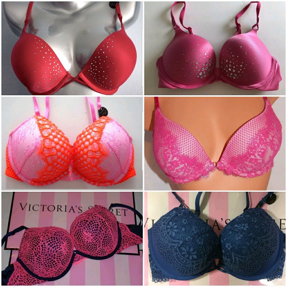 Victorias Secret Miraculous Bombshell Bras Push UP
